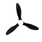 Ventilateur de plafond encastré intérieur à DEL de 52 pouces avec télécommande pour la lumière (3 pales)