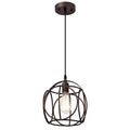 1-light Oil Rubbed Bronze Hanging Pendant
