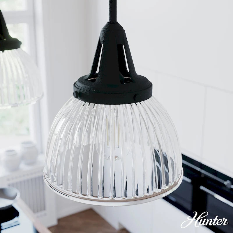 Suspension Hunter Cypress Grove 10 à une lumière - Îlot, Salle à manger - Style industriel, transitionnel, contemporain