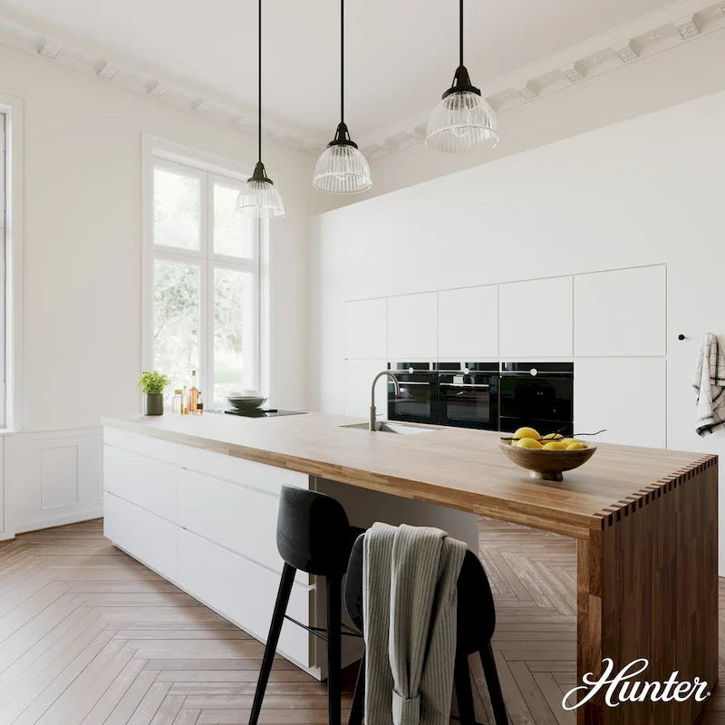 Suspension Hunter Cypress Grove 10 à une lumière - Îlot, Salle à manger - Style industriel, transitionnel, contemporain