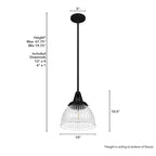 Suspension Hunter Cypress Grove 10 à une lumière - Îlot, Salle à manger - Style industriel, transitionnel, contemporain