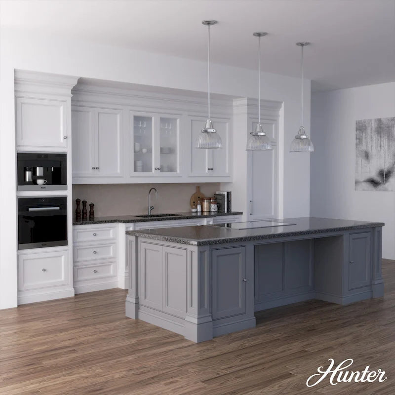 Suspension Hunter Cypress Grove 10 à une lumière - Îlot, Salle à manger - Style industriel, transitionnel, contemporain