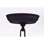 Lustre suspendu bohème Roly 16 pouces à perles blanches, 1 lumière