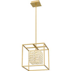 Pendentif Dazzle à LED intégrée or doux - Or doux