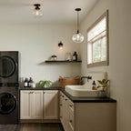 Suspension Kichler Lighting Avery 9,75 po à 1 lumière, globe noir, mini