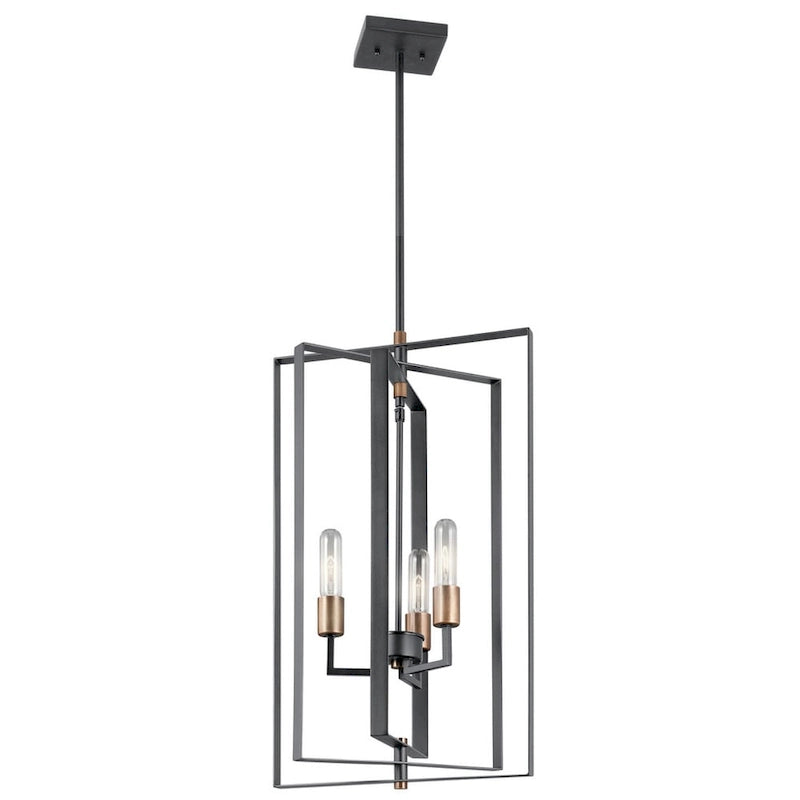 Kichler Lighting Taubert Collection 3-light Black Pendant