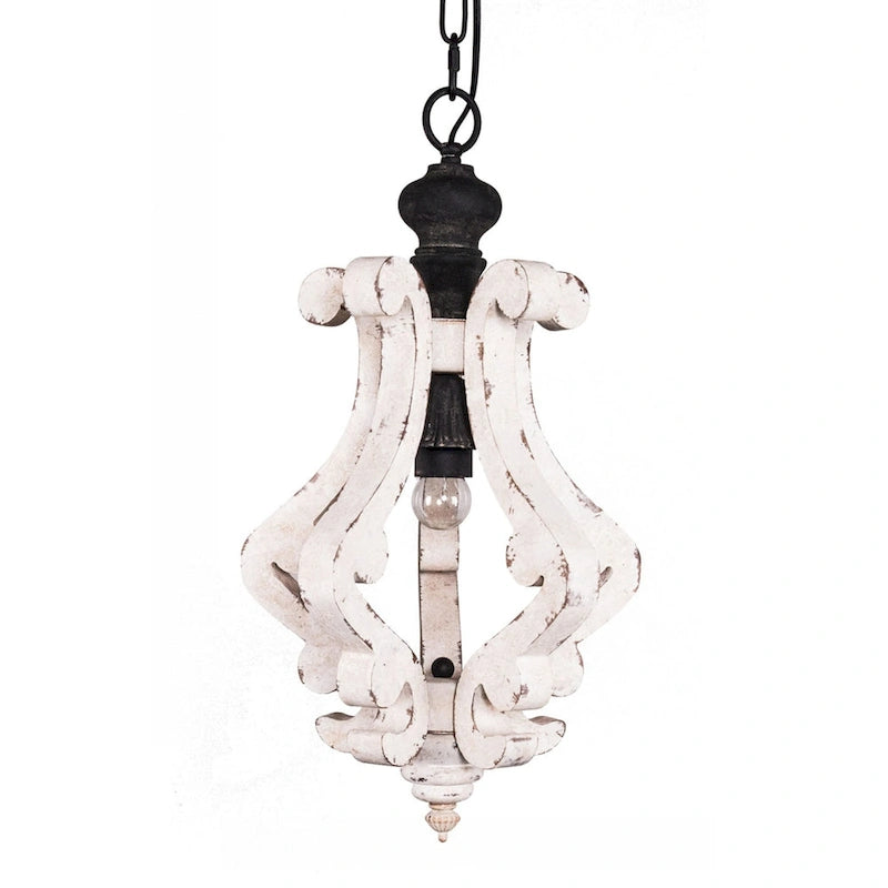 Suspension rustique en bois Oaks Aura, luminaire pour îlot de cuisine, lustre de style campagnard pour couloir, suspension pour salle à manger