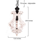 Suspension rustique en bois Oaks Aura, luminaire pour îlot de cuisine, lustre de style campagnard pour couloir, suspension pour salle à manger