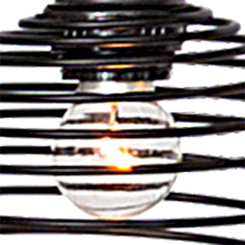 Suspension linéaire moderne à 6 lumières, style classique noir, pour îlot de cuisine - L 49,21 x P 5,51 x H 8,66