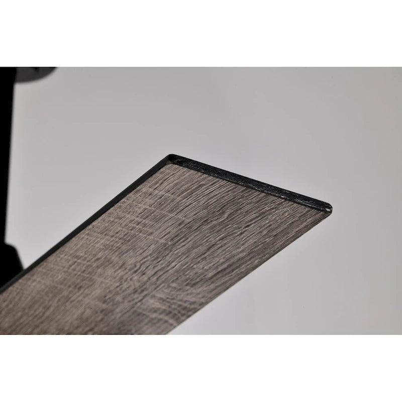 Ventilateur de plafond réversible noir à 3 pales de 132 cm (52 ​​po) avec éclairage LED intégré et chaînette