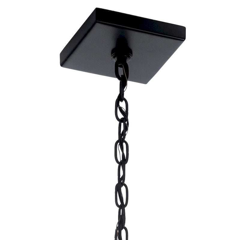 Suspension Kichler Lighting Vath à 4 lumières, grand modèle, noire