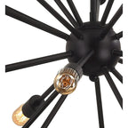 Lustre Elk Home Delphine en métal bronze huilé à 24 lumières