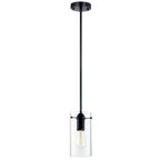 Suspension CO-Z Farmhouse en verre transparent - Noir
