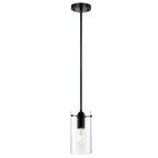 Suspension CO-Z Farmhouse en verre transparent - Noir