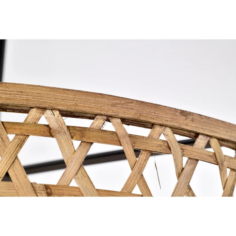 Suspension Dora en rotin naturel de 40 cm (16 pouces) à 4 lumières