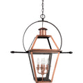 Rue De Royal 4-Light Aged Copper Rustic Pendant