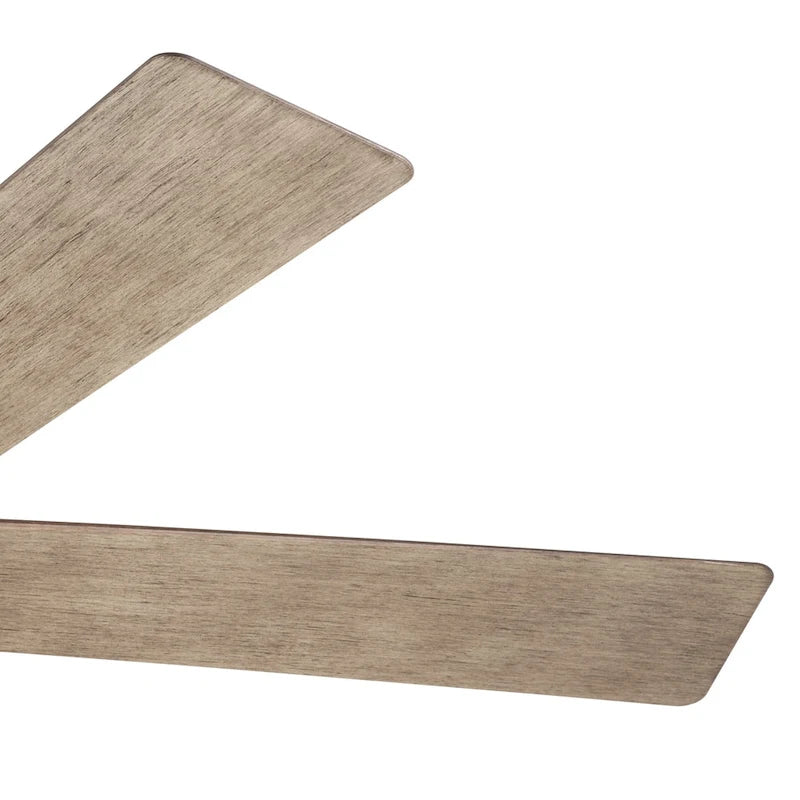 Ventilateur de plafond Kichler Verdi 56 pouces à DEL, coloris Anvil Iron, pales gris antique vieilli et noyer