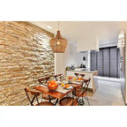 Suspension bohème en rotin faite main Ailsa - 19,7 x 15,7