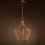 Suspension bohème en rotin faite main Ailsa - 19,7 x 15,7