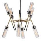 Suspension linéaire Uttermost Telesto à 8 lumières