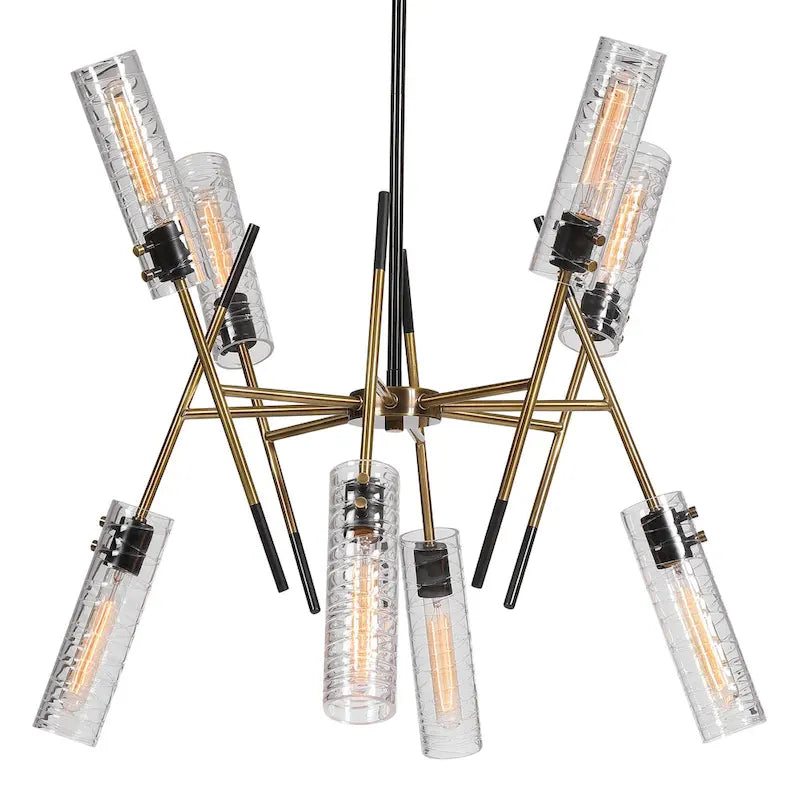 Suspension linéaire Uttermost Telesto à 8 lumières