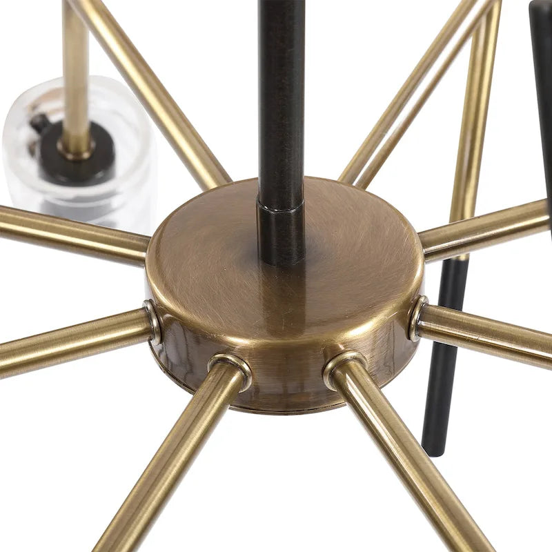 Suspension linéaire Uttermost Telesto à 8 lumières