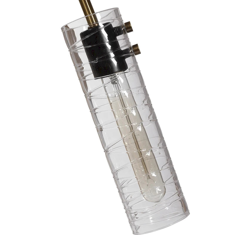 Suspension linéaire Uttermost Telesto à 8 lumières