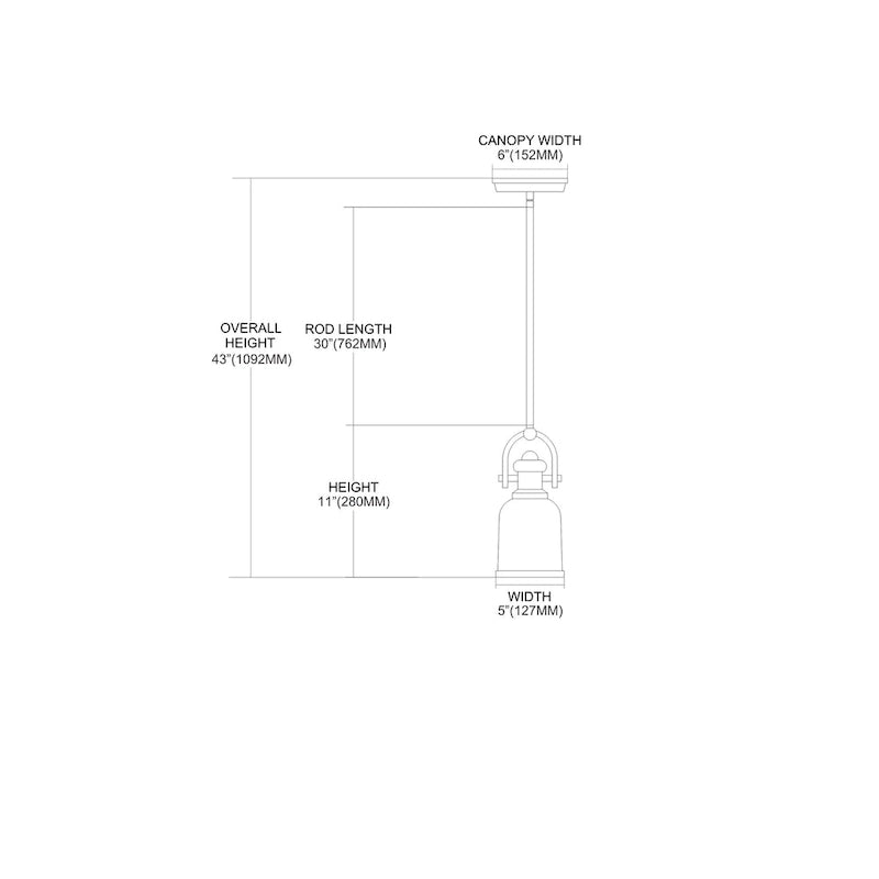 Suspension à une lumière Elk Home Brooksdale en nickel satiné et verre blanc