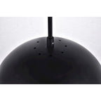 Suspension à une lumière avec verre transparent de 30 cm