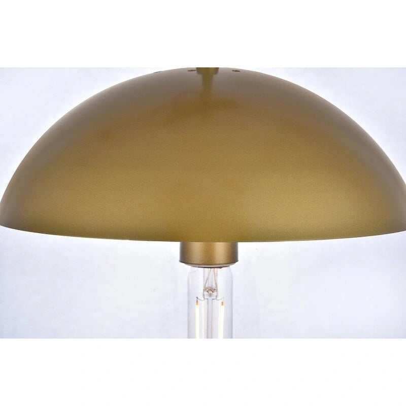 Suspension à une lumière avec verre transparent de 30 cm