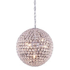 Cabaret 5-Light 14 in. Chrome Pendant with Royal Cut Crystals