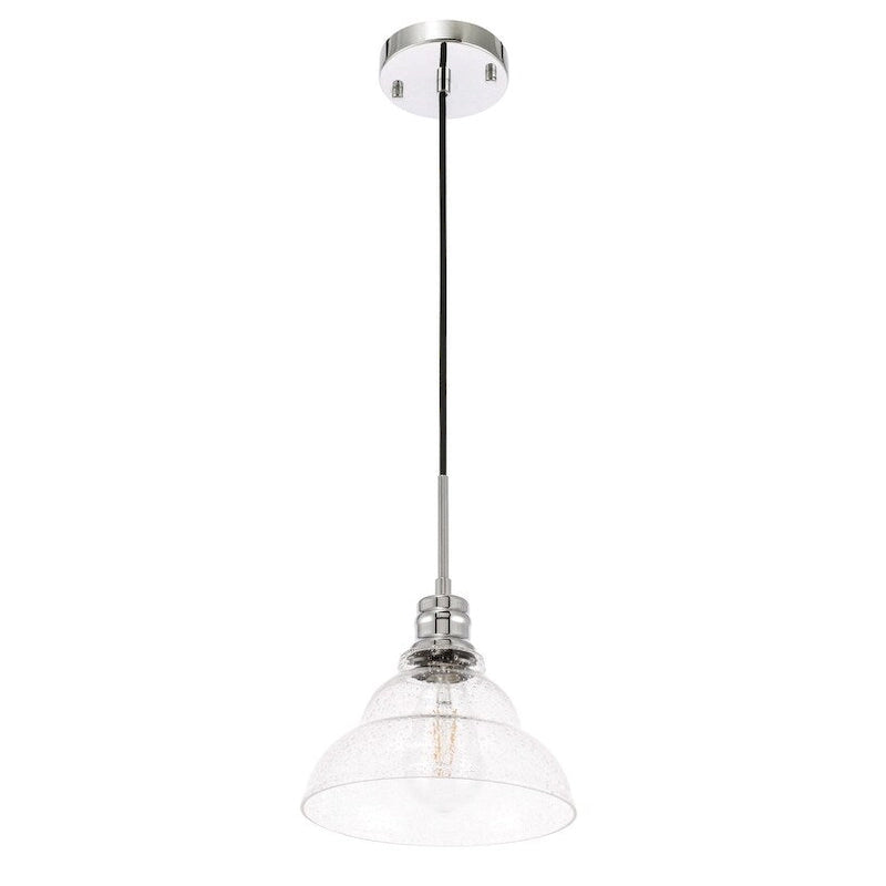 Caressa 8,5 pouces 1 lumière Verre clair à bulles