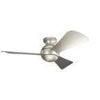 Ventilateur de plafond LED Kichler Lighting Sola Collection 44 pouces en nickel brossé