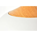 Suspension de la collection Nora de Living District, en bois blanc et naturel