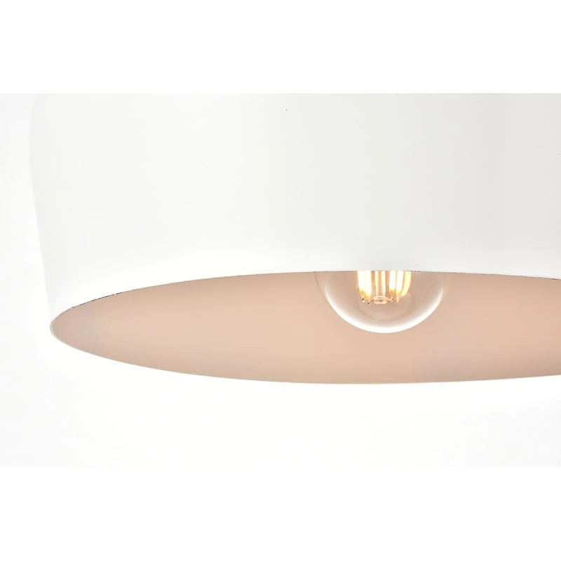 Suspension de la collection Nora de Living District, en bois blanc et naturel