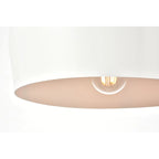 Suspension de la collection Nora de Living District, en bois blanc et naturel