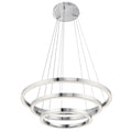 elan Opus Chrome 3-Ring Pendant
