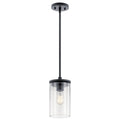 Kichler Lighting Crosby Black 1-Light Mini Pendant