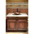 Plaque de prise simple duplex en cuivre Premier Copper Products, cache-prise 2 trous - Quantité : 4 (SO2_PKG4) - Marron