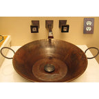 Plaque de prise simple duplex en cuivre Premier Copper Products, cache-prise 2 trous - Quantité : 4 (SO2_PKG4) - Marron