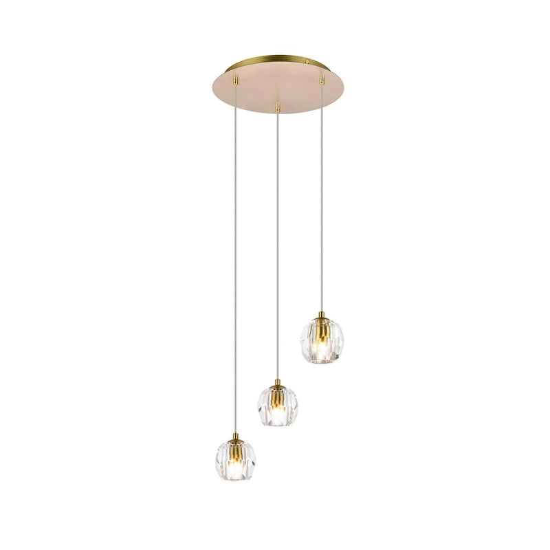 Ella 12-Inch 3-Lights Pendant - N/A