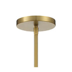 Suspension lumineuse LED Metropolitan Aspect blanc charbon et laiton doux