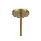 Suspension lumineuse LED Metropolitan Aspect blanc charbon et laiton doux