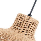 Suspension CO-Z Boho en corde de chanvre tressée à la main - Beige