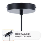 Suspension CO-Z Boho en corde de chanvre tressée à la main - Beige