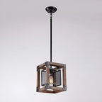 Lustre suspendu de style ancien (marron/noir) Dempster - 1 lumière