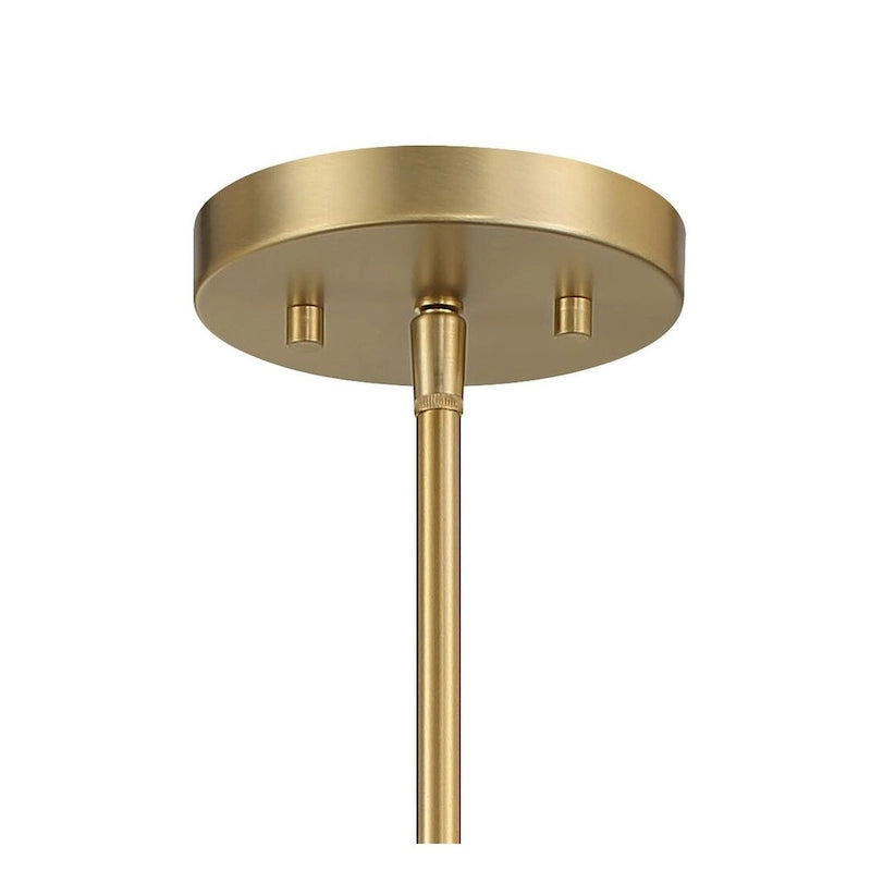 Suspension Minka Lavery Segan couleur charbon et laiton doux