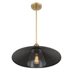 Suspension Minka Lavery Segan couleur charbon et laiton doux