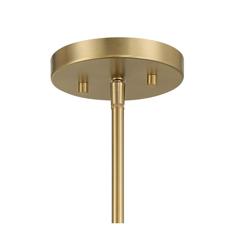 Suspension Minka Lavery Segan couleur charbon et laiton doux