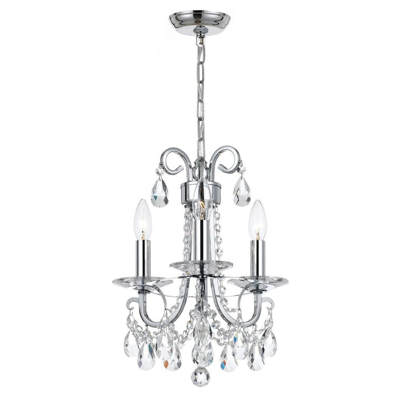 Crystorama Lighting Group Othello 3 Light 13  Wide Chandelier with